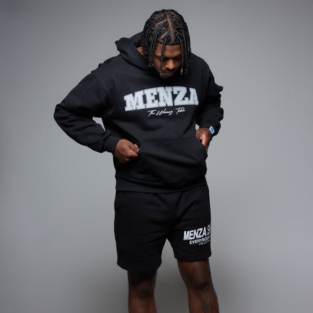 Black Menza College Hoodie