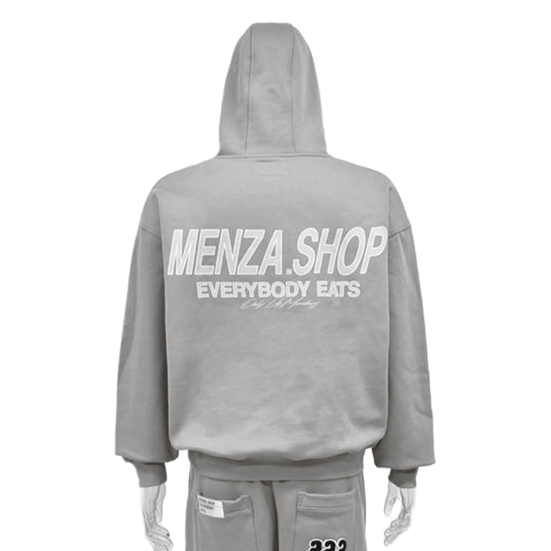 Double Hooded Zip-Up – Menza Winners Table